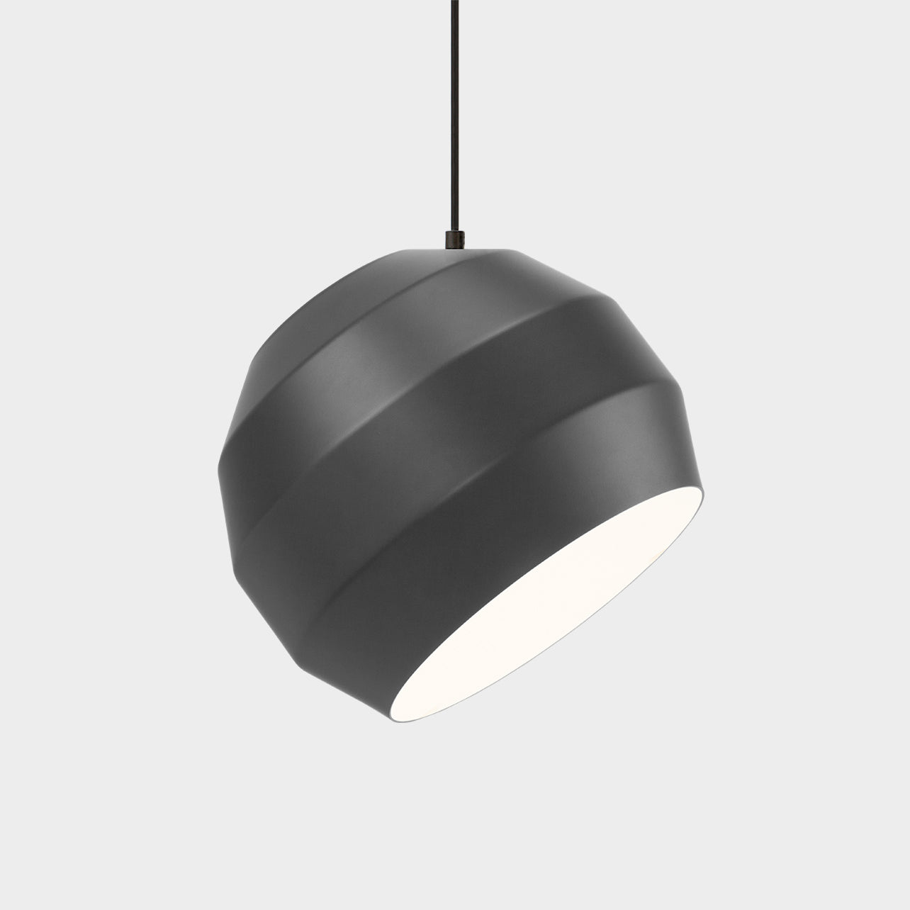 Dark Grey Pitch Pendant