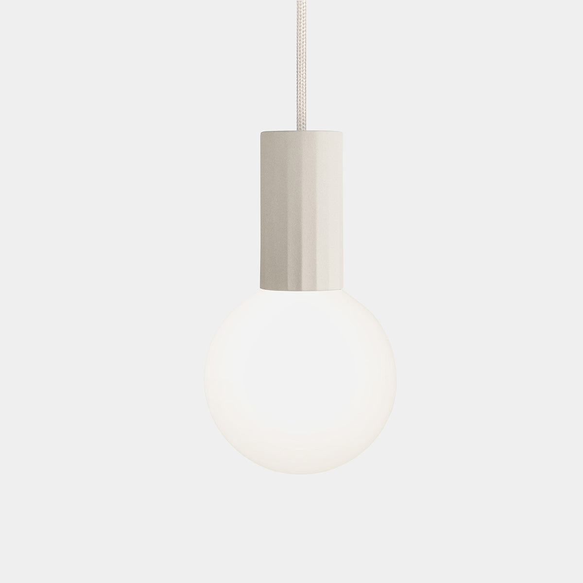 Natural Case Pendant Opaque Bulb