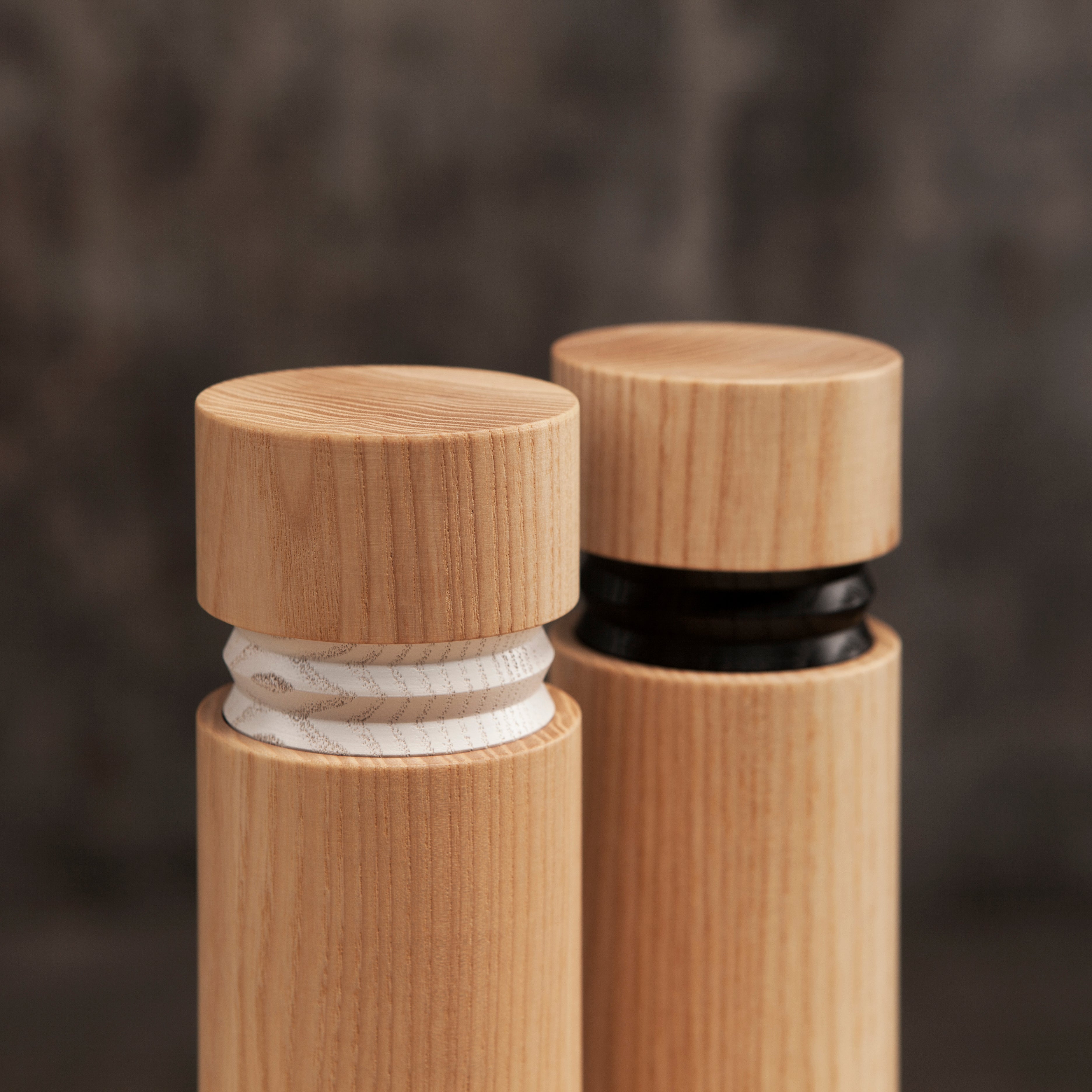 Black and White Core Bellow Grinders