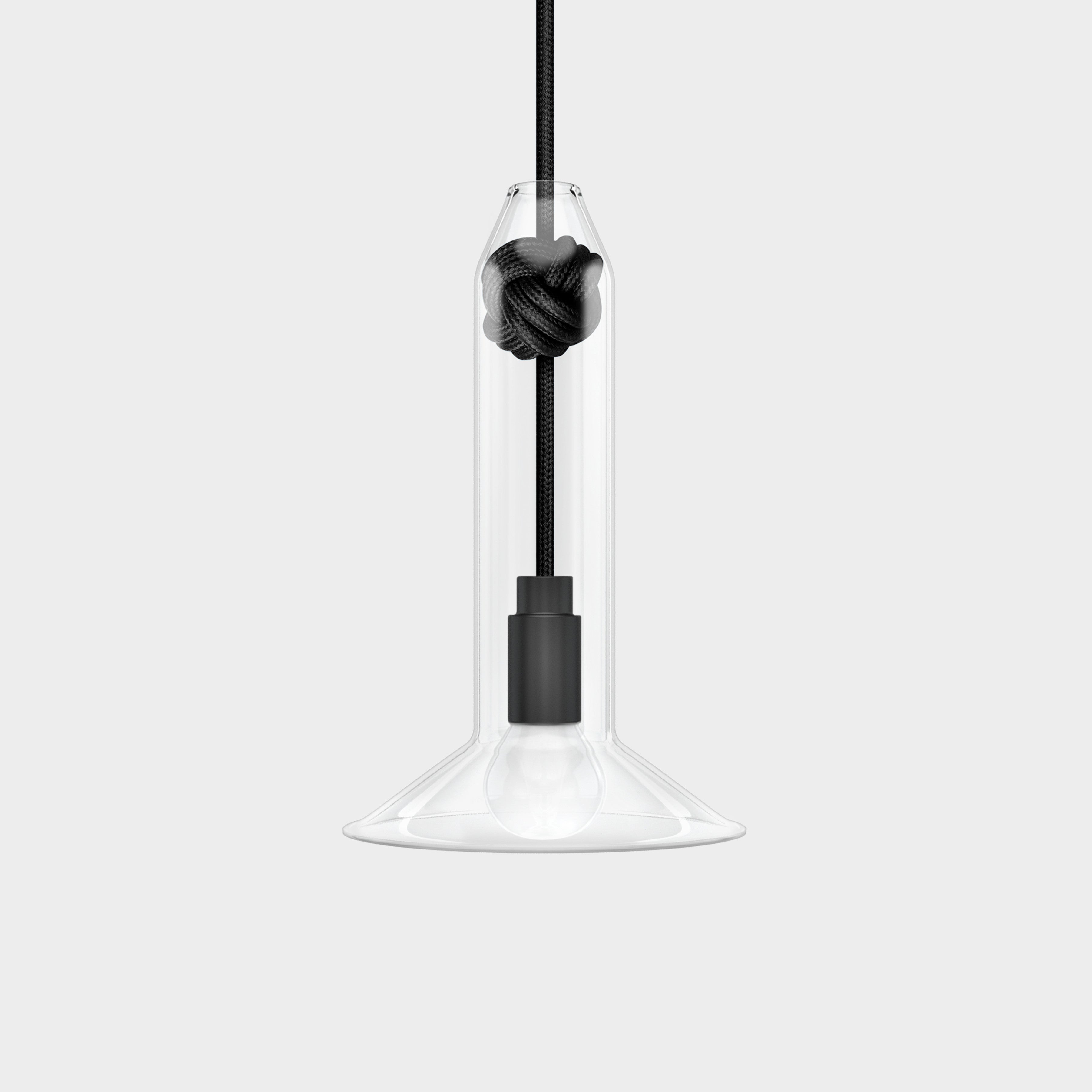 Small Black Knot Lamp