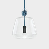 Large Mid Blue Knot Lamp